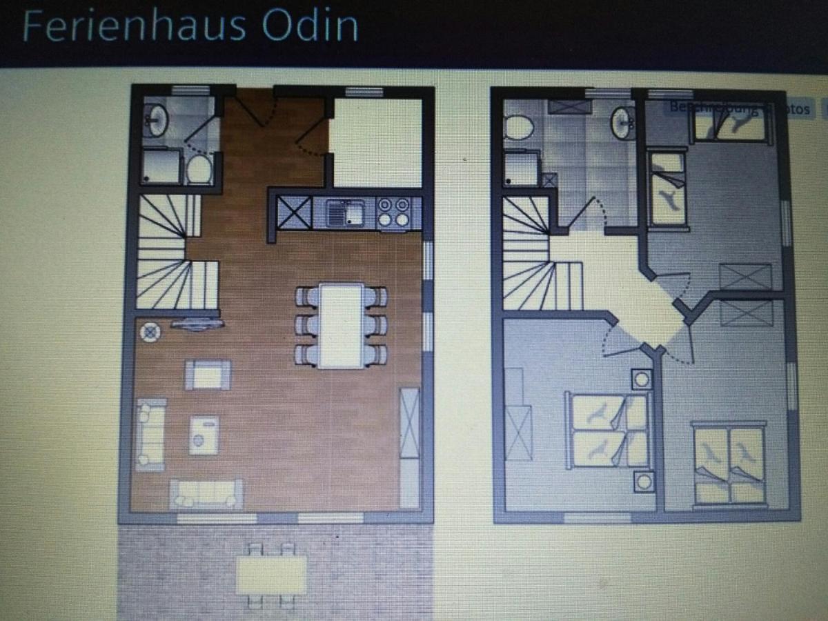 Ostseehaus Odin Doppelhaushaelfte Wiek auf Rügen Eksteriør bilde